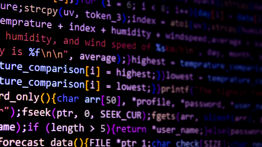 Lines of computer code.